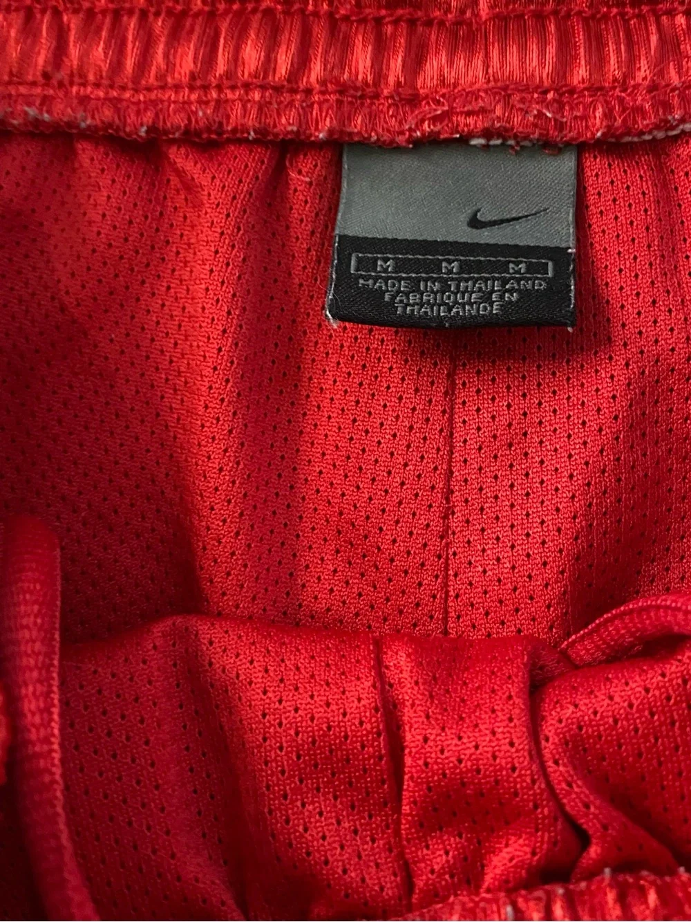 Vintage Y2K Nike Men’s Sz M Red Dazzle Baggy Basketball Shorts